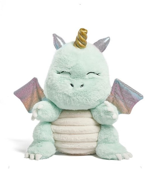 FAO Schwarz Toy Plush Led Projector Dragon 12"