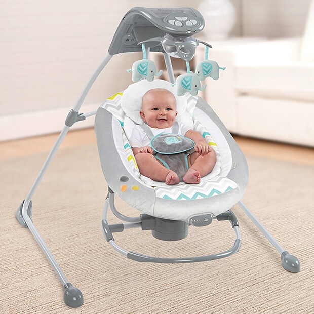 ingenuity inlighten cradling swing and rocker reviews