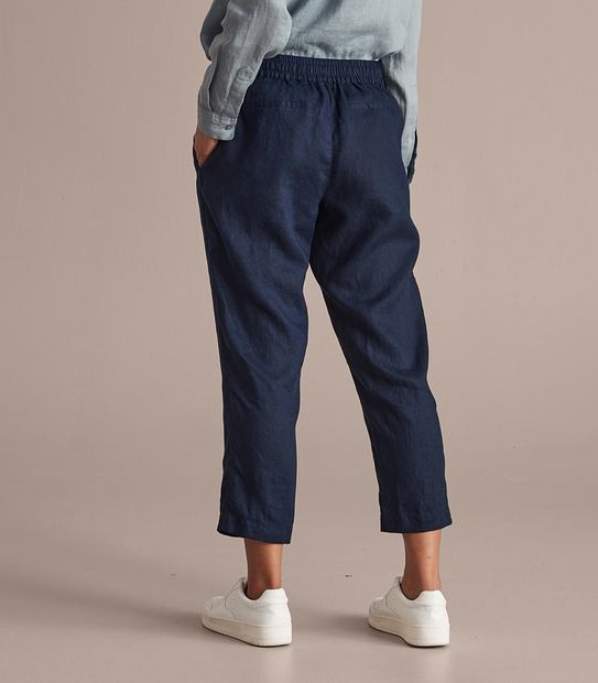 European Linen Jogger Pants