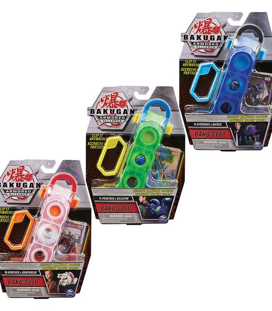 Bakugan Baku-Clip Assorted