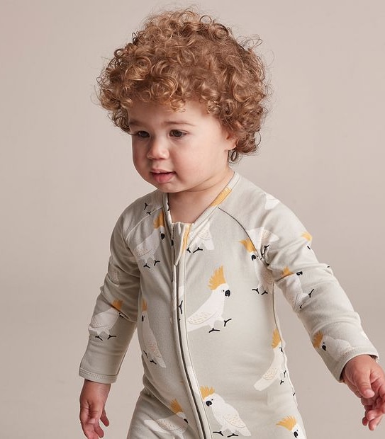 Baby Organic Cotton Print Coverall Target Australia
