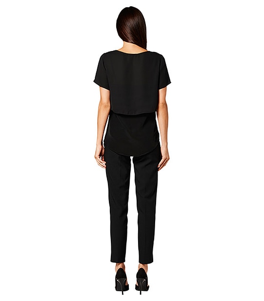 Double Layer Top - Black