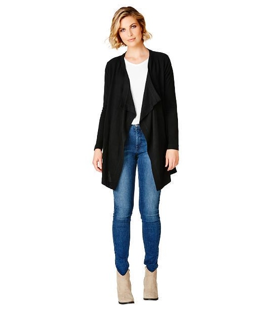 Drape Front Cardigan