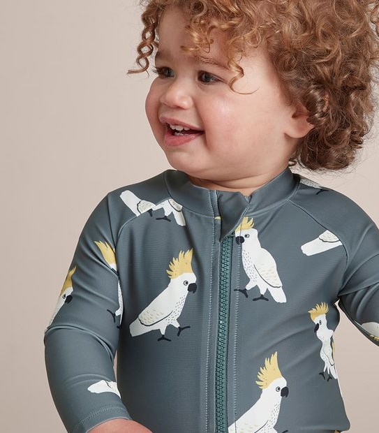 2 Piece Baby Cockatoo Swim Set