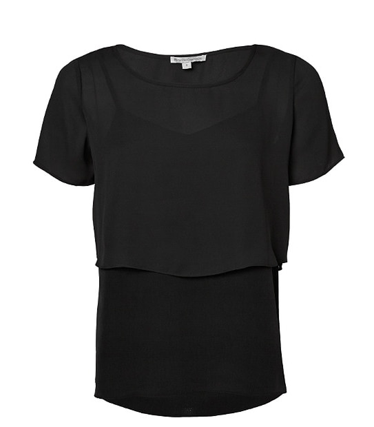 Double Layer Top - Black