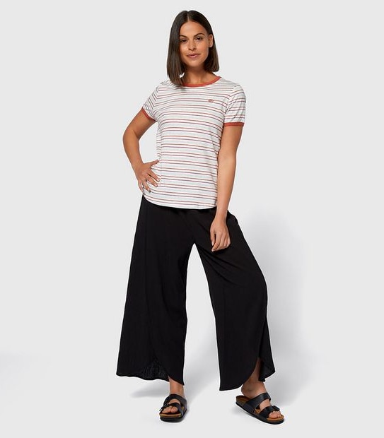 Piping Hot Ringer Stripe T-Shirt