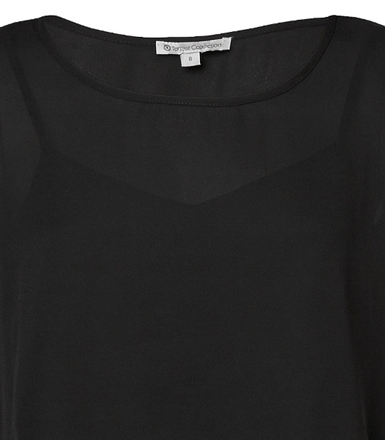 Double Layer Top - Black