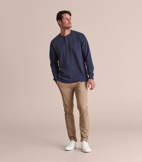 Waffle Henley T-Shirt