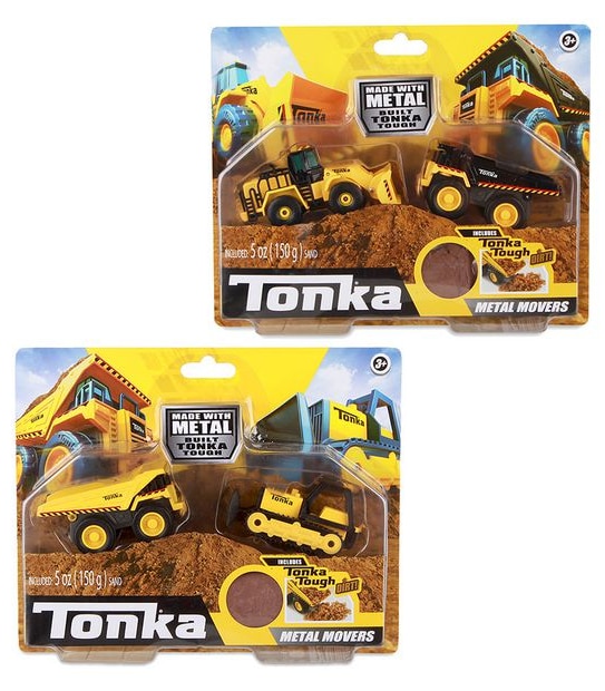 Tonka Metal Movers 1:64 Combo Pack Assorted