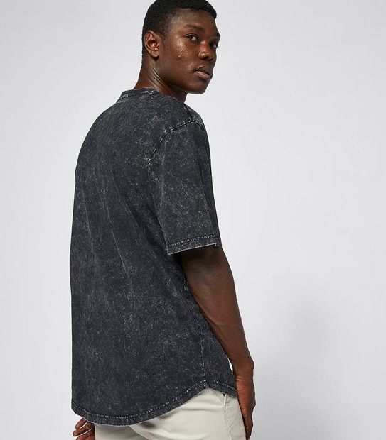 Commons Black Onyx T-Shirt - Acid Wash