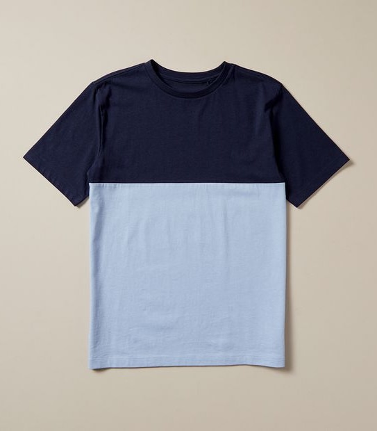 Organic Cotton Spliced T-shirt