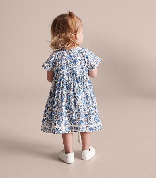 Baby Linen Blend Dress