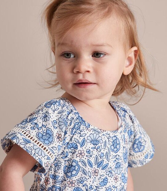 Baby Linen Blend Dress 5 of 6