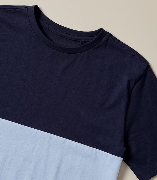 Organic Cotton Spliced T-shirt