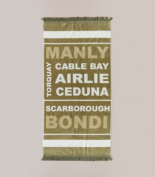Aussie Beaches Jacquard Beach Towel