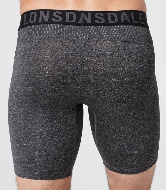 Lonsdale London 2 Pack Long Leg Sports Trunks