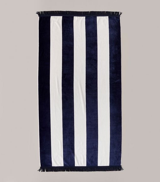 Jardin Stripe Jacquard Beach Towel