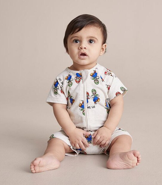 Baby Super Mario Romper