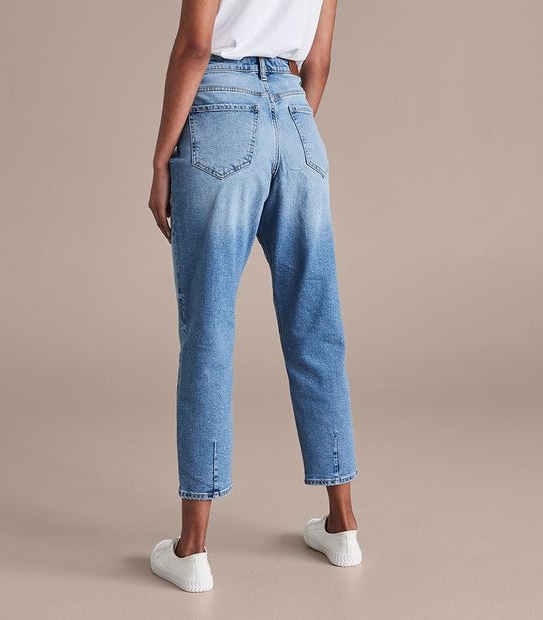 Harper High Rise Crop Length Barrel Leg Jeans | Target Australia