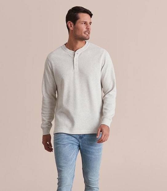 Waffle Henley T-Shirt