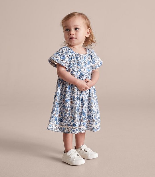 Baby Linen Blend Dress | Target Australia