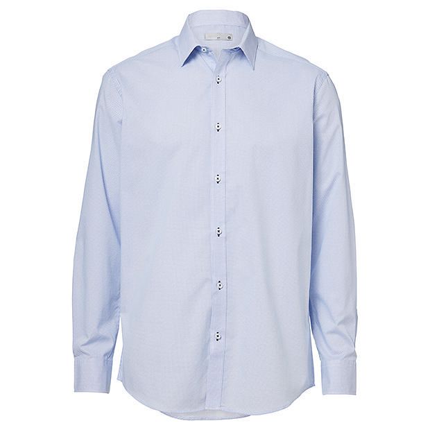 Tailored Fit Shirt - Rich Blue Dots Tailored Fit Shirt - Rich Blue Dots