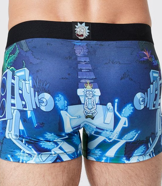 Crazy Boxer Licensed Trunks - Rick & Morty