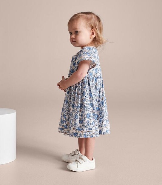 Baby Linen Blend Dress