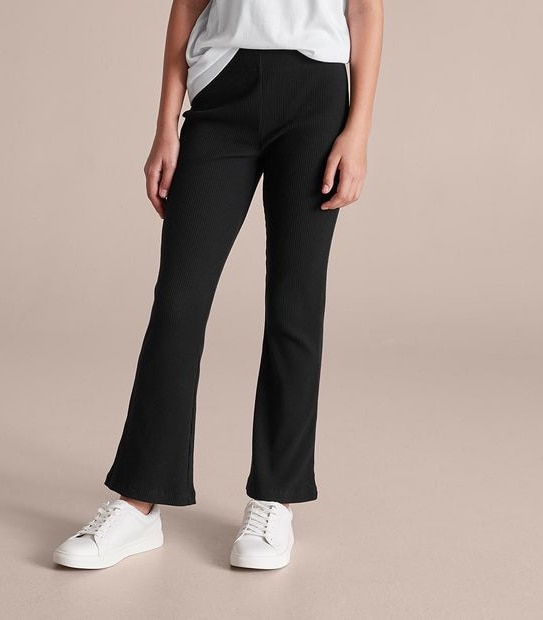 Rib Flare Pants