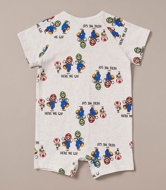 Baby Super Mario Romper