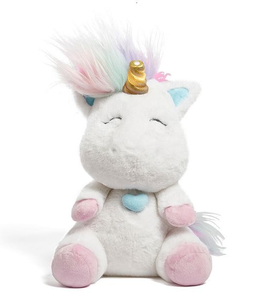 FAO Schwarz Toy Plush Led Projector Unicorn 12"