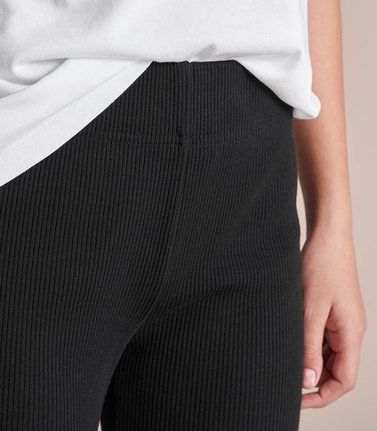 Rib Flare Pants