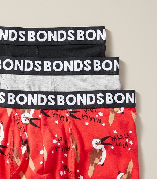 Bonds 3 Pack Everyday Trunks