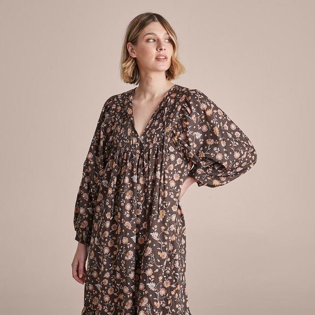 Balloon Sleeve Maxi Dress | Target Australia