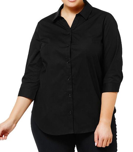 Belle Curve 3/4 Sleeve Shirt