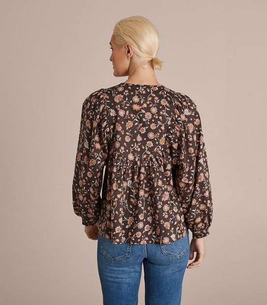 Balloon Sleeve Blouse