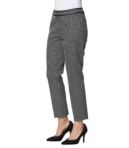 Monochrome Jacquard Pants