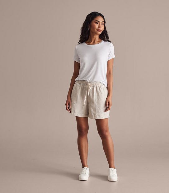 European Linen Shorts