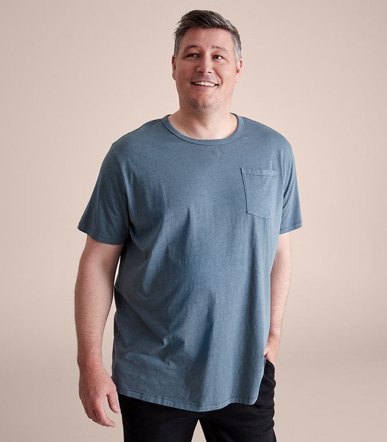 Mr Big Garment Dyed Pocket T-Shirt