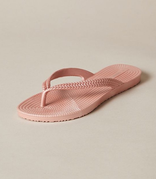 Womens Taya Recycled Textured Thongs