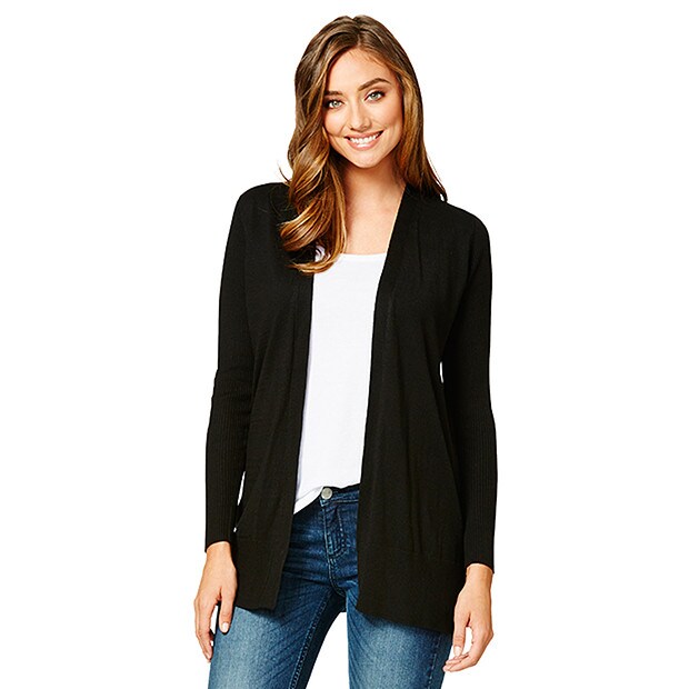 Edge to Edge Cardigan - Black Edge to Edge Cardigan - Black