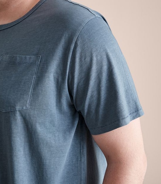 Mr Big Garment Dyed Pocket T-Shirt