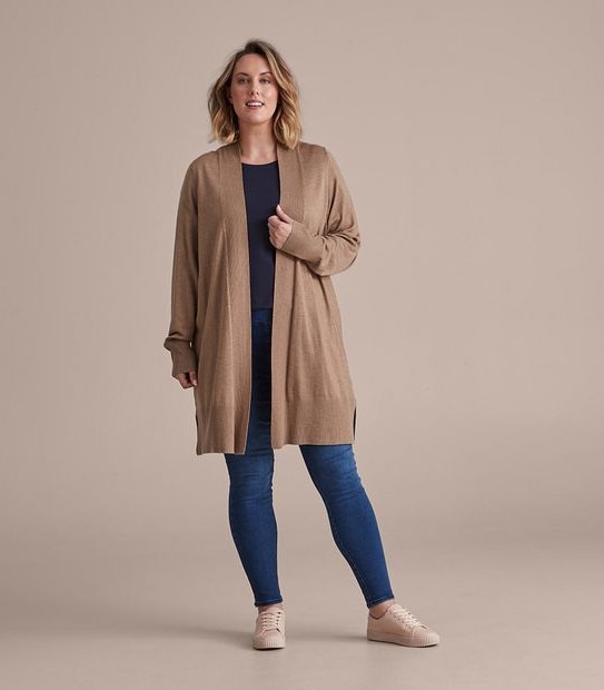 Curve Edge To Edge Cardigan