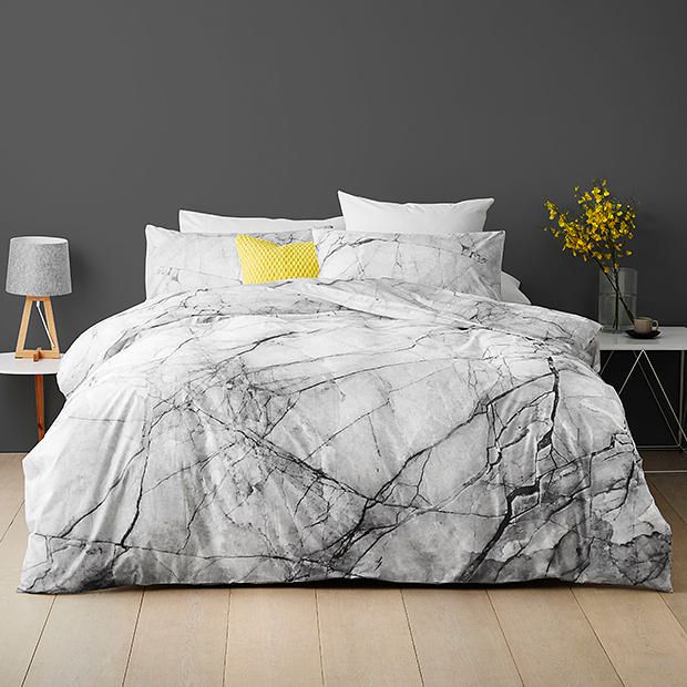 Marble Quilt Cover Set