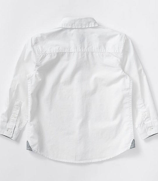 Boys Long Sleeve Shirt - White