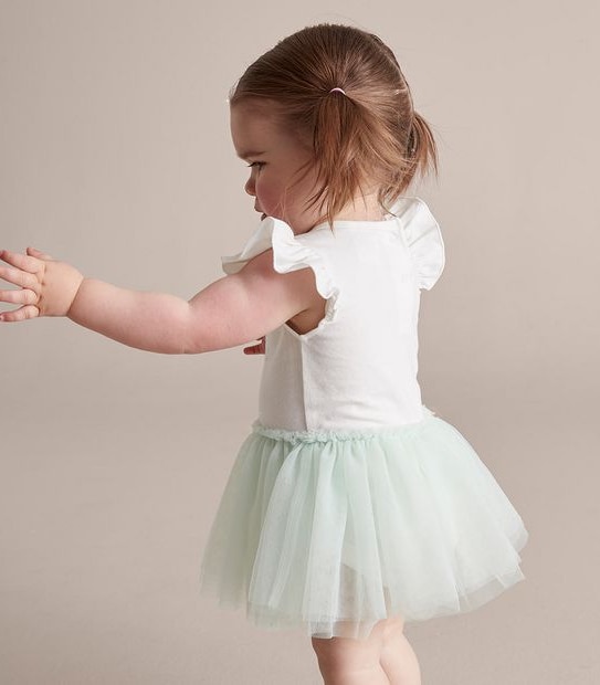 Baby Disney Little Mermaid Tutu Bodysuit