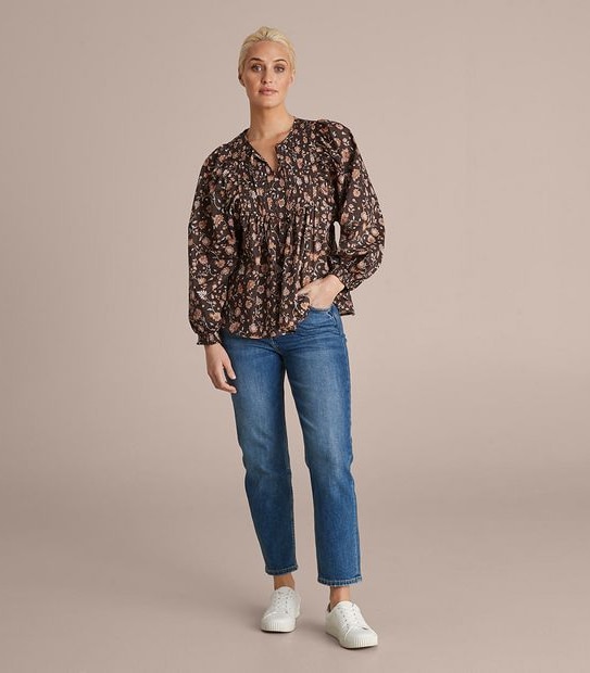 Balloon Sleeve Blouse
