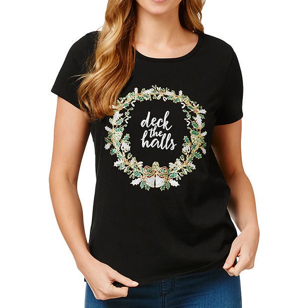 Christmas Wreath TShirt Target Australia