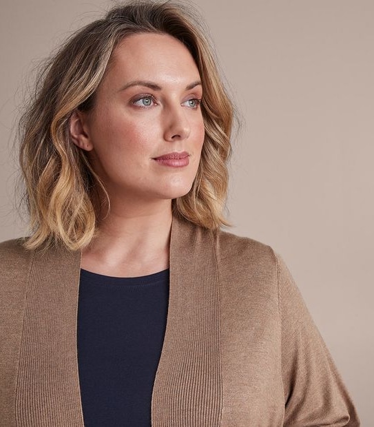 Curve Edge To Edge Cardigan