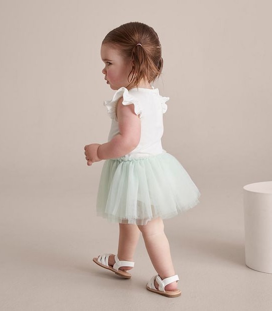 Baby Disney Little Mermaid Tutu Bodysuit 4 of 5